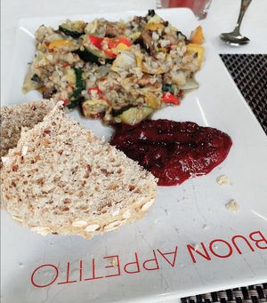 Vegetables with Buckwheat ♡ at Veganation in Antwerpen