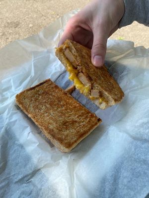 BBQ meat & cheese toastie (I forgot the exact name!) at Coughlans Bakery - Beckenham in Beckenham