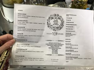 Menu Page 1 at Vegan 365 Kitchen in Skopje