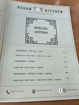   at Vegan 365 Kitchen in Skopje