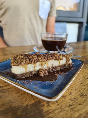 Tiramisutorte at Vegan 365 Kitchen in Skopje