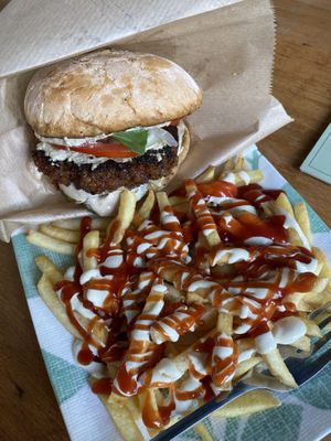   at Vegan 365 Kitchen in Skopje