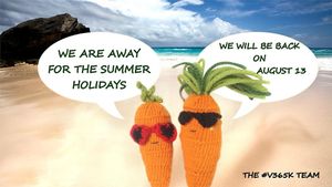 We are closed for the summer holidays. We'll be back on August 13 2018. We hope that you'll miss us badly :)

The #V365K Team at Vegan 365 Kitchen in Skopje