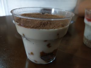 Tiramisu at Vegan 365 Kitchen in Skopje