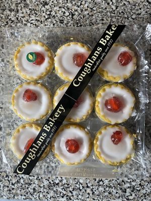 Bakewell tarts  at Coughlans Bakery - London Rd in Croydon