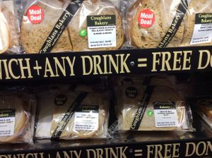 The chilled sandwiches ready to be toasted at Coughlans Bakery - High St in Croydon