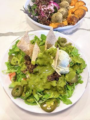 Cilantro lime taco salad   at Tribal All Day Cafe in Dallas