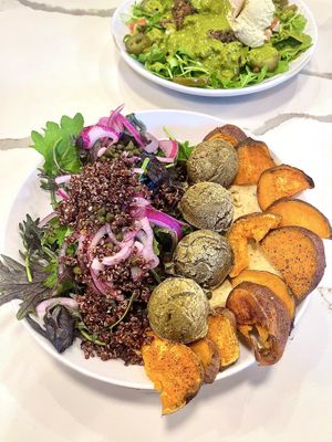 Falafel bowl   at Tribal All Day Cafe in Dallas
