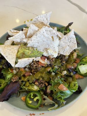 Taco saladd  at Tribal All Day Cafe in Dallas