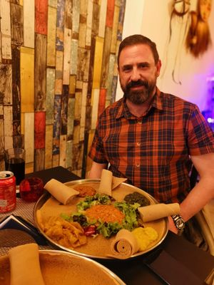 Beautifully presented and delicious food at Abyssinia in Leeds