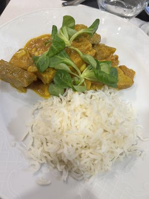 Seitan al curry   at Garibolo in Bilbao