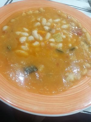 Potaje (white bean stew) at Garibolo in Bilbao