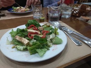 Ensaladas de primero. at Garibolo in Bilbao