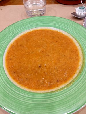 Sopa de ajo at Garibolo in Bilbao
