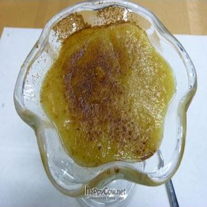 Apple compote with cinnamon at Garibolo in Bilbao