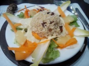 Wholewheat basmati rice salad. My favourite! at Garibolo in Bilbao