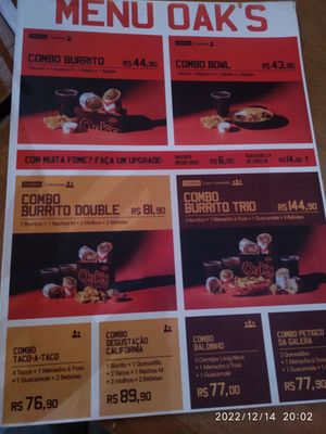  at Oak's Burritos in Rio De Janeiro