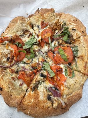   at Red House Pizza in San Diego