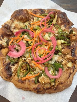   at Red House Pizza in San Diego