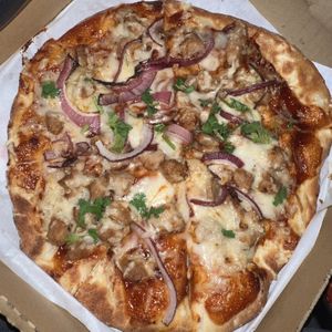 rocco pizza  at Red House Pizza in San Diego