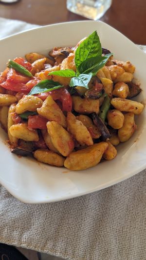 Squash Gnocchi (360PHP | 6.4$) at Luca Loko in San Juan Siquijor