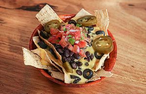 Vegan and Vego Nachos  at The Shady Lady in Fitzroy