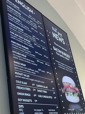 Menu 🌱  at Swing Kitchen - Währinger Straße in Vienna