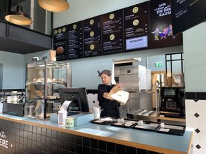 Service area.  at Swing Kitchen - Währinger Straße in Vienna