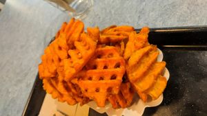 sweet potato fries at Swing Kitchen - Währinger Straße in Vienna