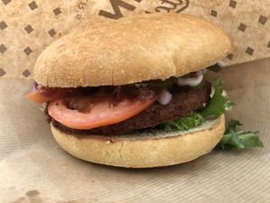 Chili Burger  at Swing Kitchen - Währinger Straße in Vienna