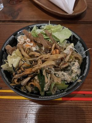 Buddha bowl  at Monpan Shokudo in Kyoto