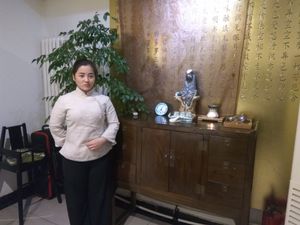 Entrance area at Suhe Vegetarian Lifestyle in Beijing