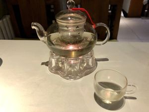 Lavender Tea at Suhe Vegetarian Lifestyle in Beijing