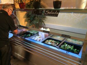 Several refreshing salads with lots of sauce / seasoning options. at Govindas - Surfers Paradise in Surfers Paradise