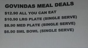 Meal deals at Govinda's at Govindas - Surfers Paradise in Surfers Paradise