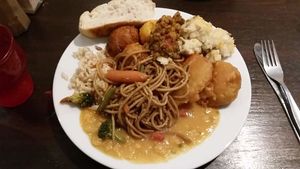 My first plate!  :D at Govindas - Surfers Paradise in Surfers Paradise