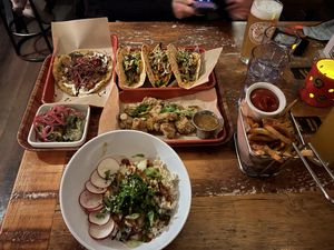 We ordered basically everything  at Zenbarn in Waterbury Center