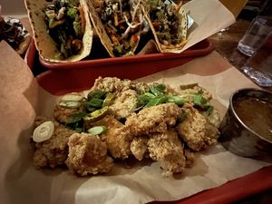 Soy chicken nugz (special item today)  at Zenbarn in Waterbury Center