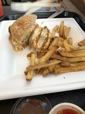 No pickles and very cold at Veggie Grill in Chicago