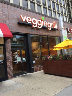 Store front  at Veggie Grill in Chicago