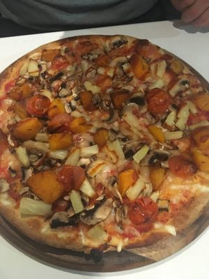 Orlando plus pineapple  at La Porchetta in Altona Meadows