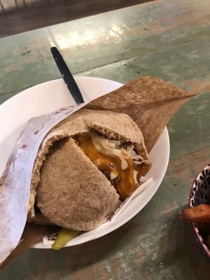 Falafel wrap was gorgeous ♥️ at Humpit in York