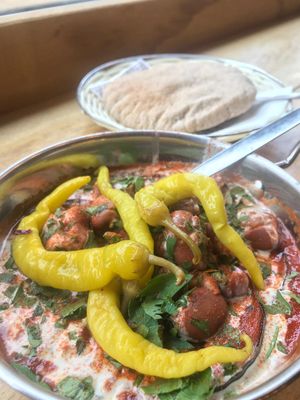 Aubergine Shakshuka at Humpit in York