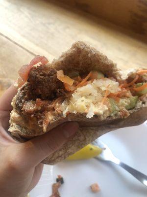 Filled pita  at Humpit in York