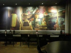 Interior back wall at Goodtime in Berlin