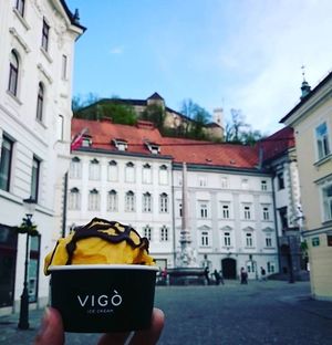 Mango vegan ice cream.

Photo by: Irena Č. on Facebook at Vigo Ice Cream in Ljubljana