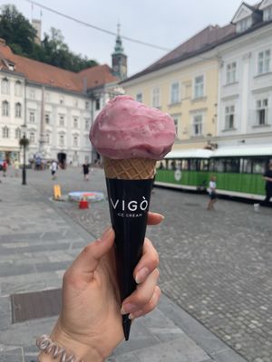 So delicious  at Vigo Ice Cream in Ljubljana
