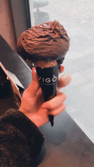 Chocolate orange  at Vigo Ice Cream in Ljubljana