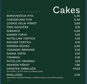   at Kavarna Triglav in Koper