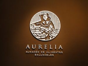 Aurelia's logo. at Aurelia in Mar Del Plata